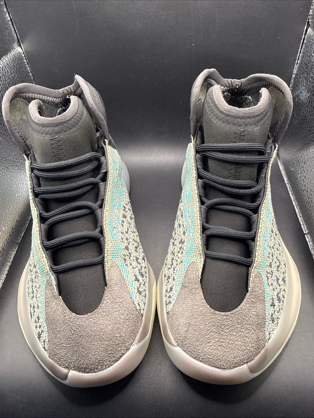 Size 6.5 - adidas Yeezy Quantum Teal Blue, G58864, Very Clean, No Box, Great!